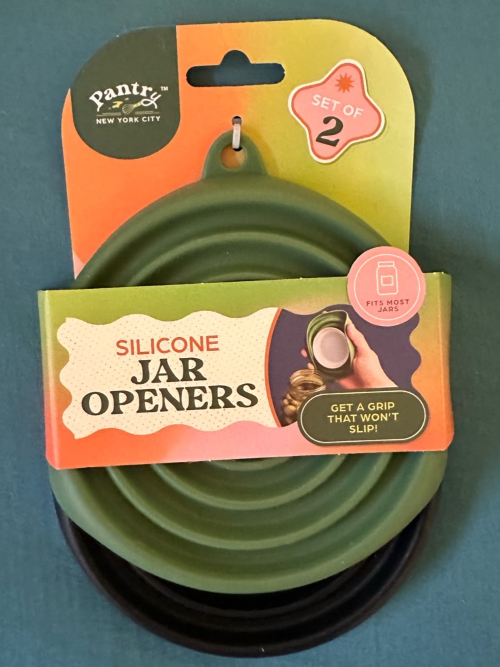 Panty New York City Silicone Jar Openers - Green (Set of 2)